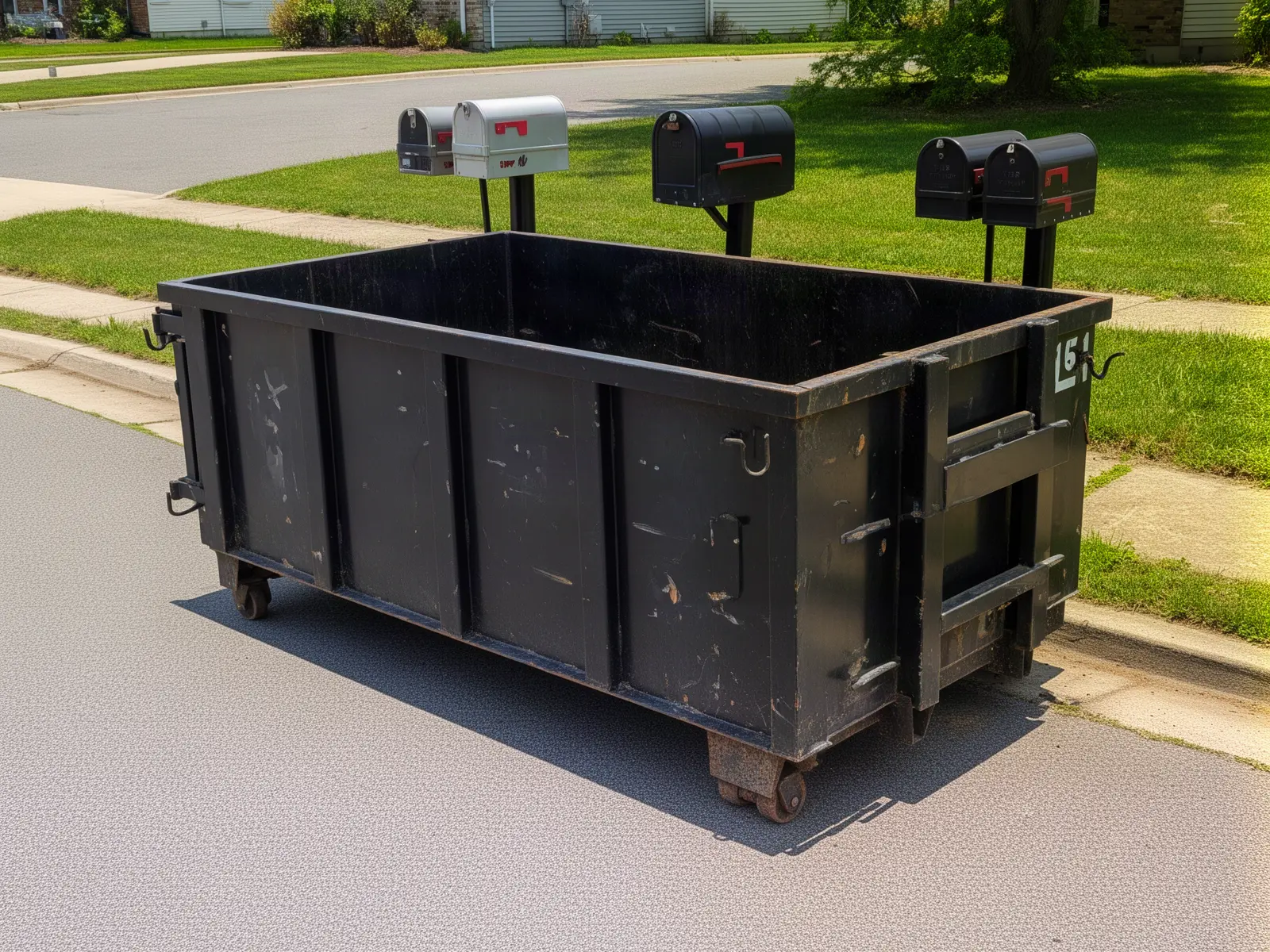 Roll-off dumpster from Nash Dumpster Rental Group in Wilmington, DE